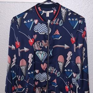 Very thin bomber jacket